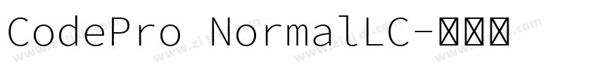 CodePro NormalLC字体转换